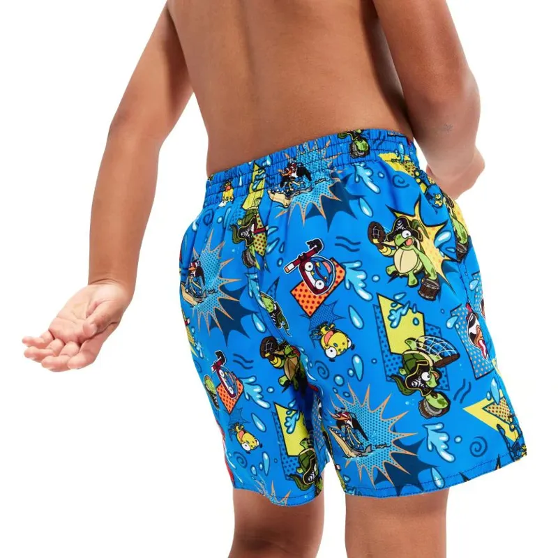Speedo Toddler Boys LTS 11 Watershort Bondi/Canary/Cherry Pink-4